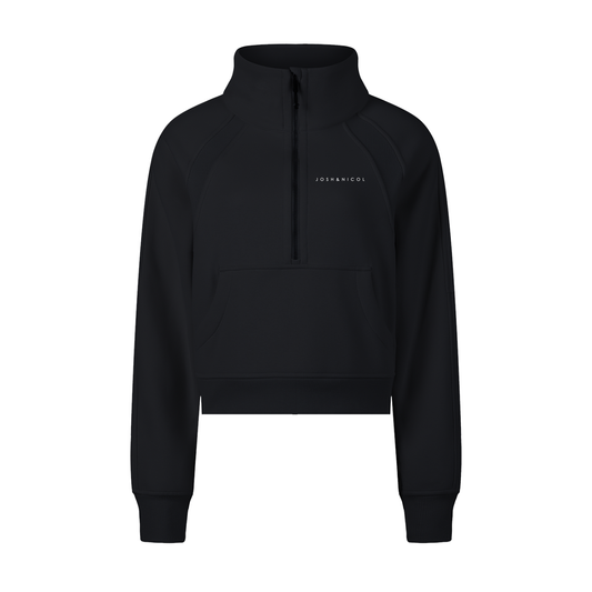 Cropped Half-Zip Sweatshirt ODMPOD