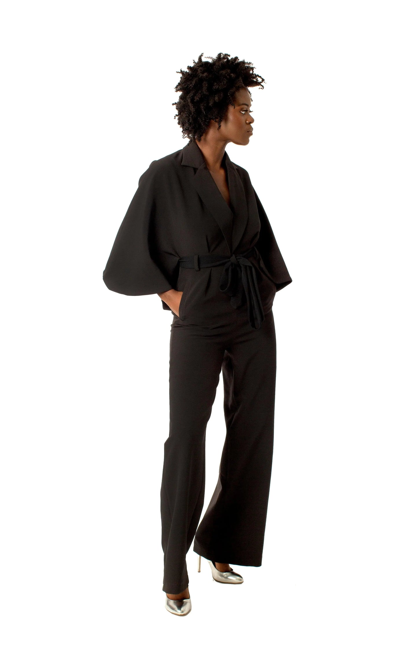 Eliane Cape Jumpsuit Josh And Nicol