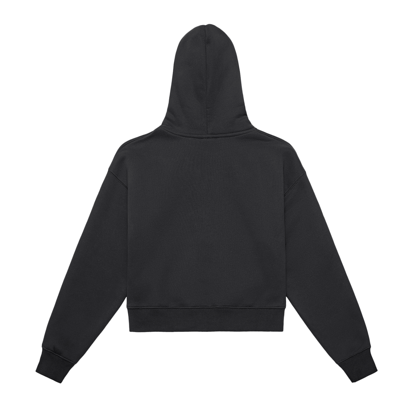 Fleeced Zip-Up Cropped Hoodie ODMPOD