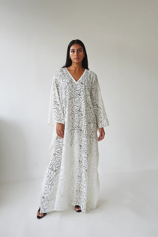 lace kaftan Josh And Nicol
