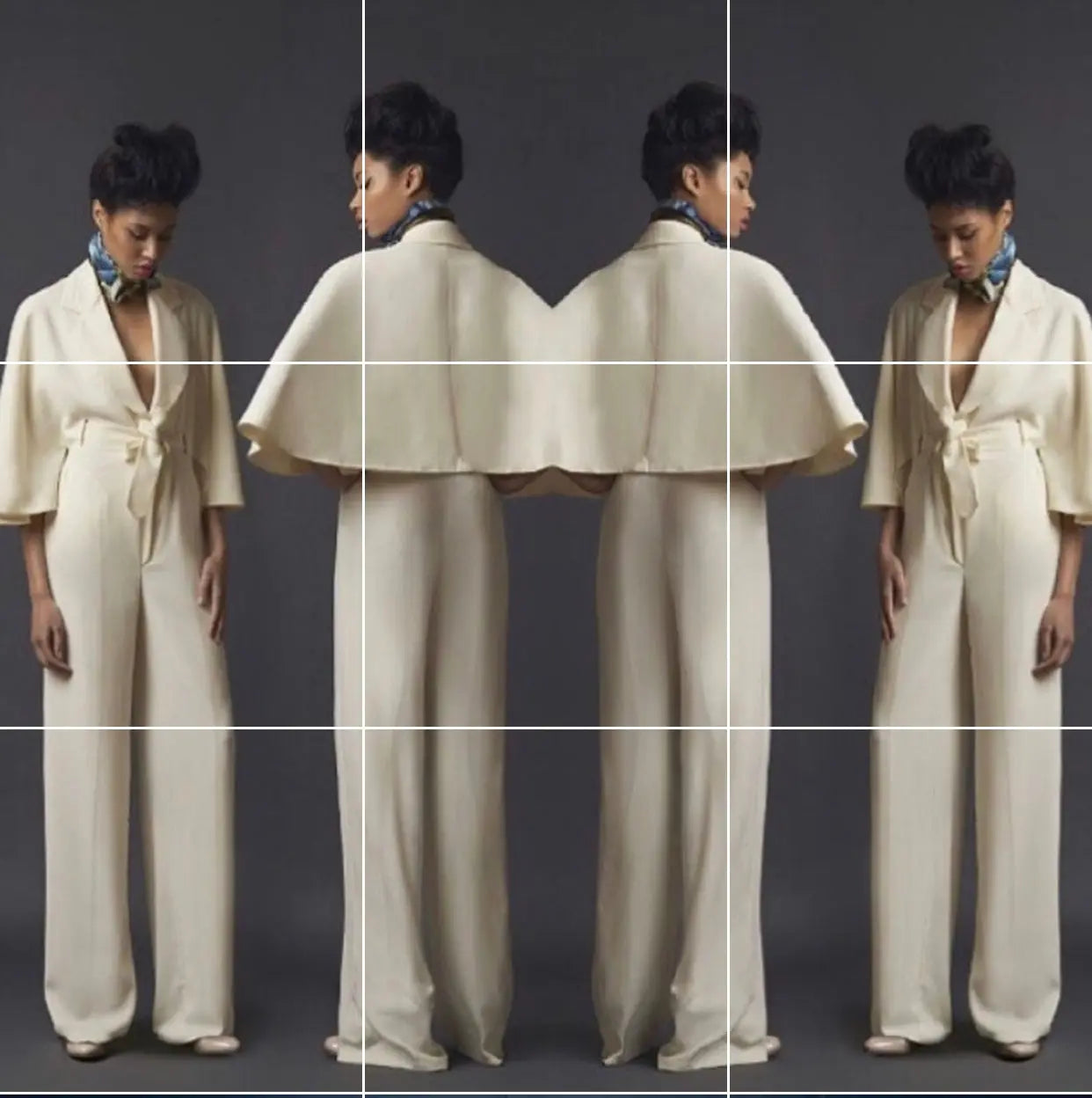 Eliane Cape Jumpsuit Josh And Nicol