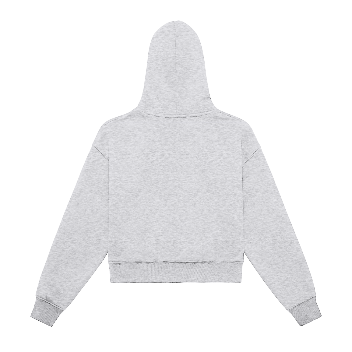 Fleeced Zip-Up Cropped Hoodie ODMPOD