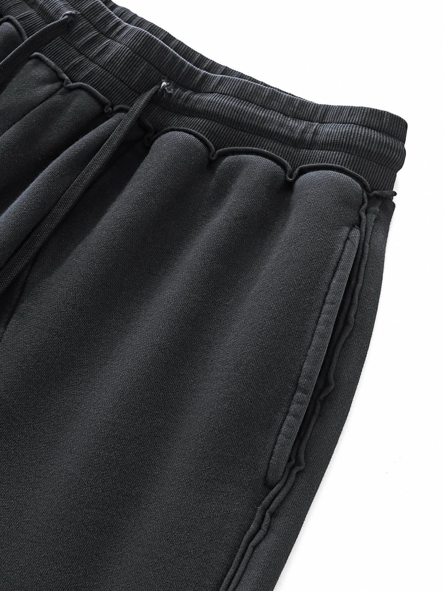 Raw-Seam Enzyme Washed Sweatpants ODMPOD