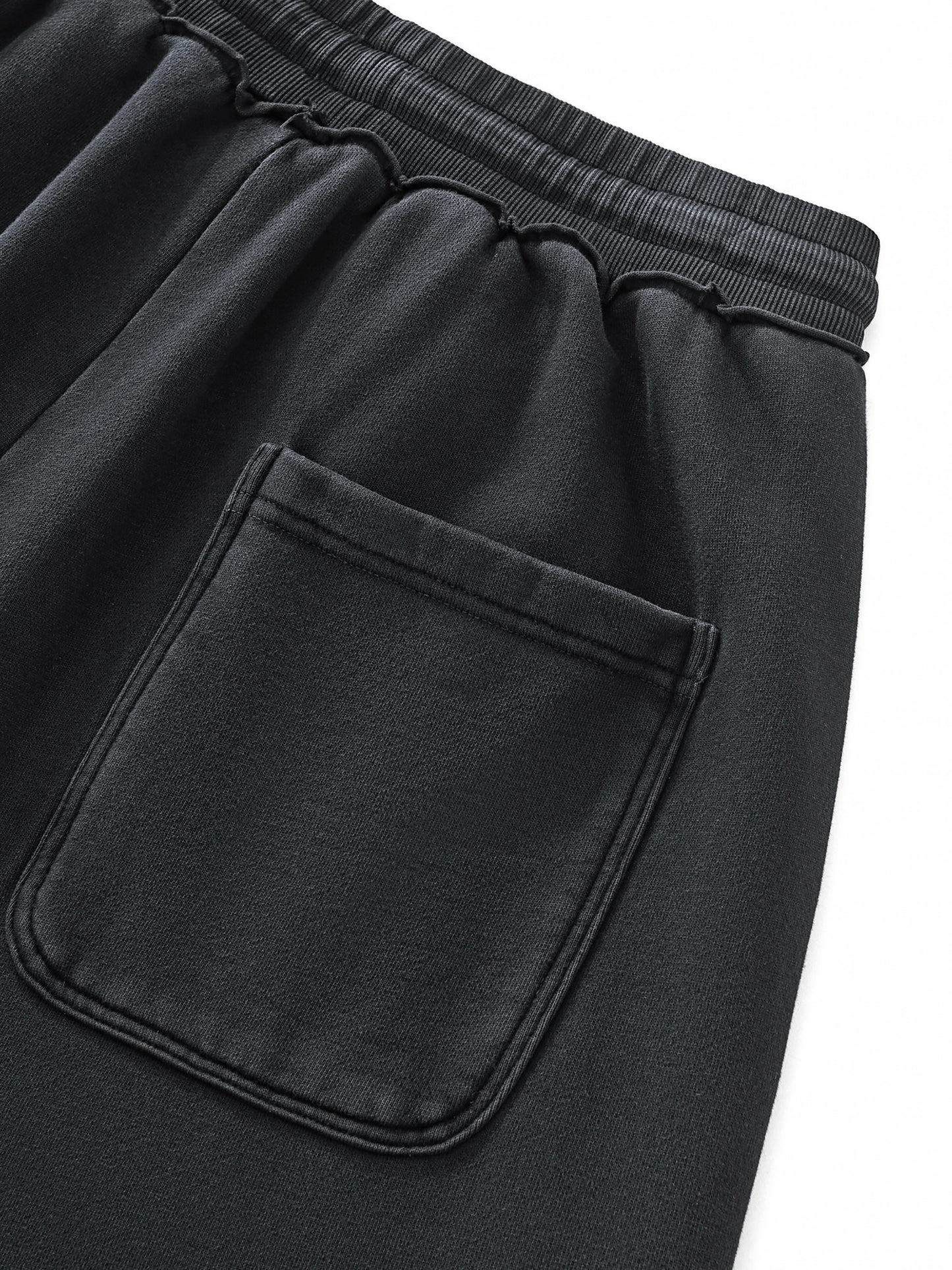 Raw-Seam Enzyme Washed Sweatpants ODMPOD
