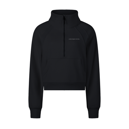Cropped Half-Zip Sweatshirt ODMPOD