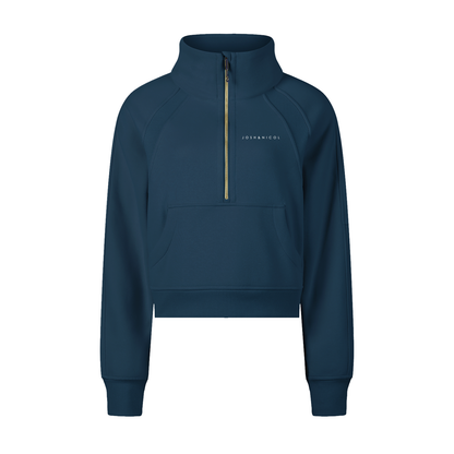 Cropped Half-Zip Sweatshirt ODMPOD