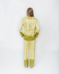 Jessie Lounge Wear Set Yellow Multi Print- Regular Length Josh And Nicol