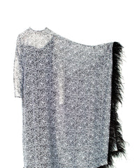 Feathered Sleeve Kaftan