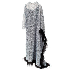 Feathered Sleeve Kaftan