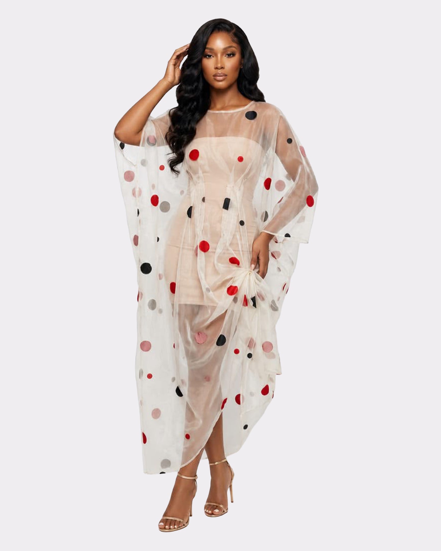 Paloma Spot Kaftan Josh And Nicol