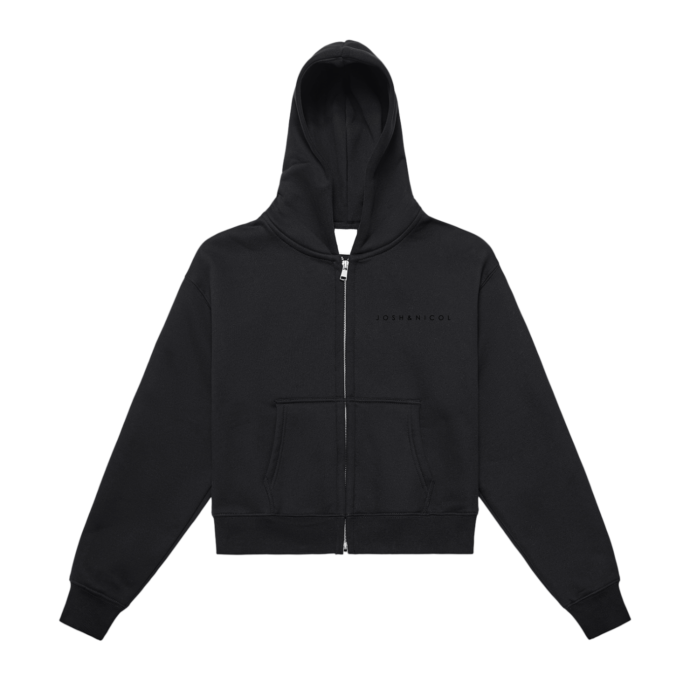 JN Zip-Up Cropped Hoodie ODMPOD