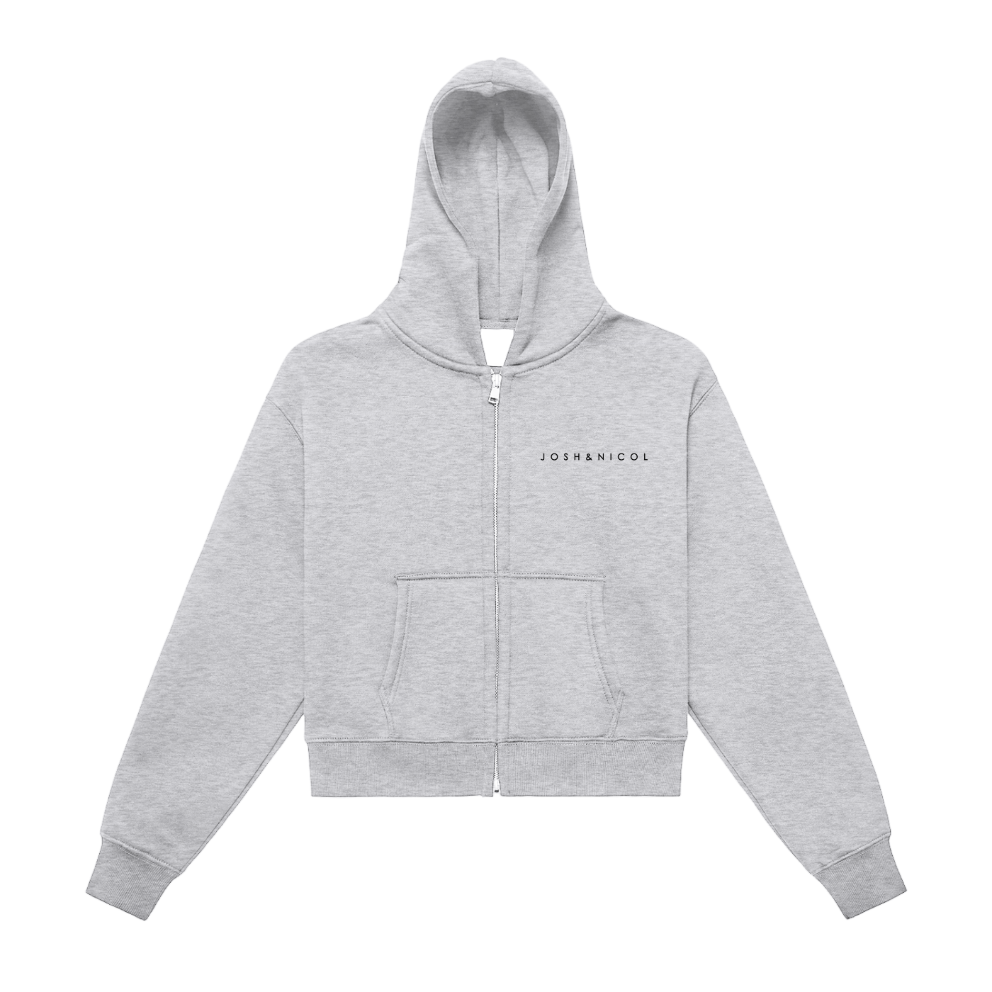 JN Zip-Up Cropped Hoodie ODMPOD