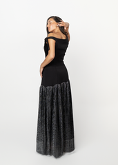 Celeste Maxi Dress in Black Josh And Nicol