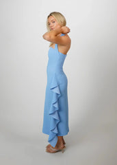 Fleur Midi Dress in Sky Blue Josh And Nicol