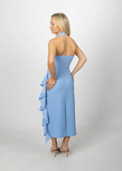 Fleur Midi Dress in Sky Blue Josh And Nicol