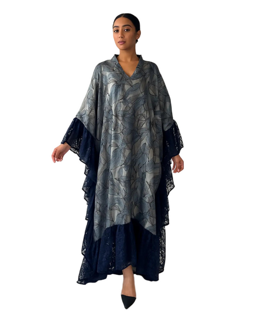 blue kaftan Josh And Nicol