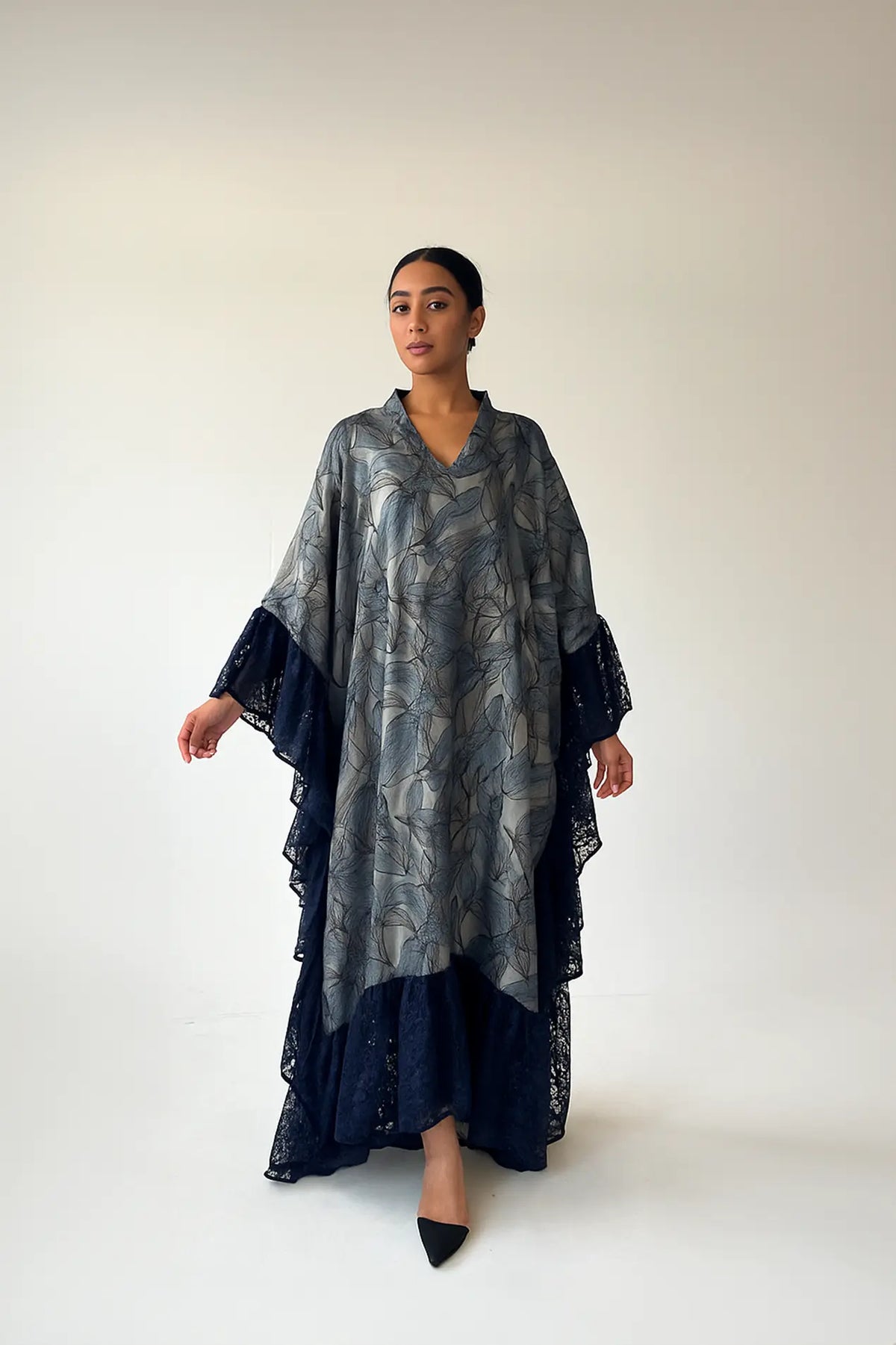 blue kaftan Josh And Nicol