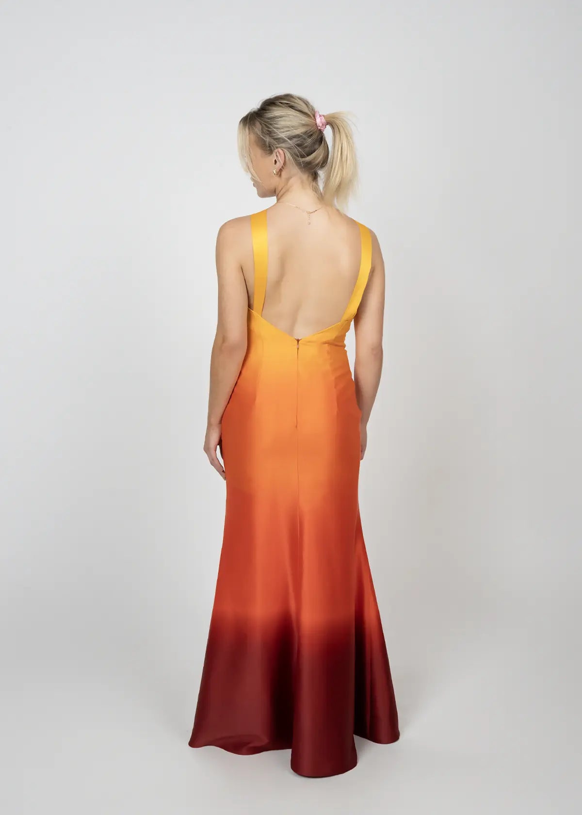 Solara Maxi Dress in Flame Josh And Nicol