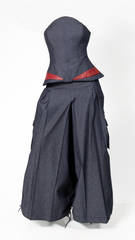 The Leah Denim bustier and Cargo Pants set