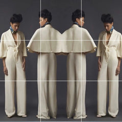 Eliane Cape Jumpsuit