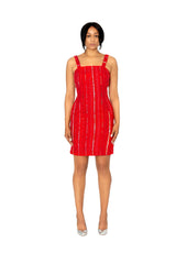 Sofia Woven Embellished Dress