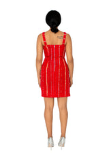 Sofia Woven Embellished Dress