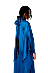 Waterfall Satin Silk Dress