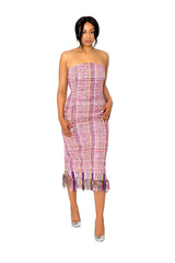 Pink Palette strapless dress Josh And Nicol