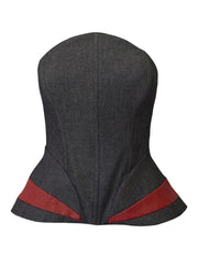 Leah Denim Bustier Top