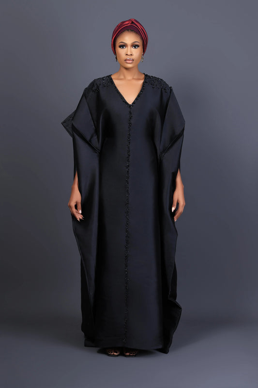 ABENI SATIN KAFTAN Josh And Nicol