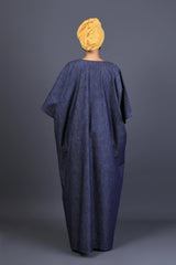 Riri Denim Kaftan Dress. Josh And Nicol