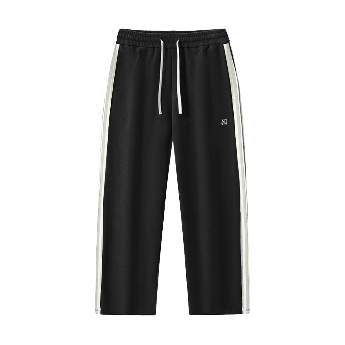 Contrast Side-Stripe Straight-Leg  Pants ODMPOD