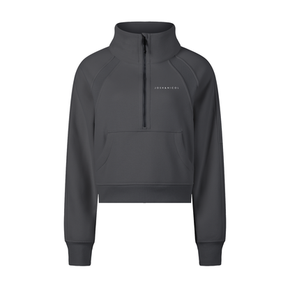 Cropped Half-Zip Sweatshirt ODMPOD