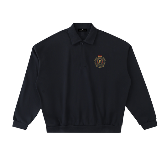 Heavyweight Fleece Polo Sweatshirt ODMPOD