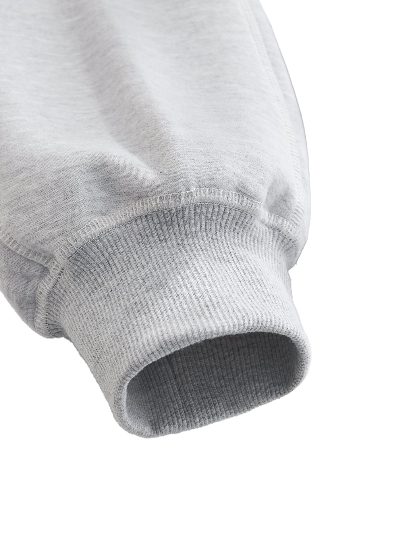 Contrast-Stitched Boxy Fleece Zip Hoodie ODMPOD