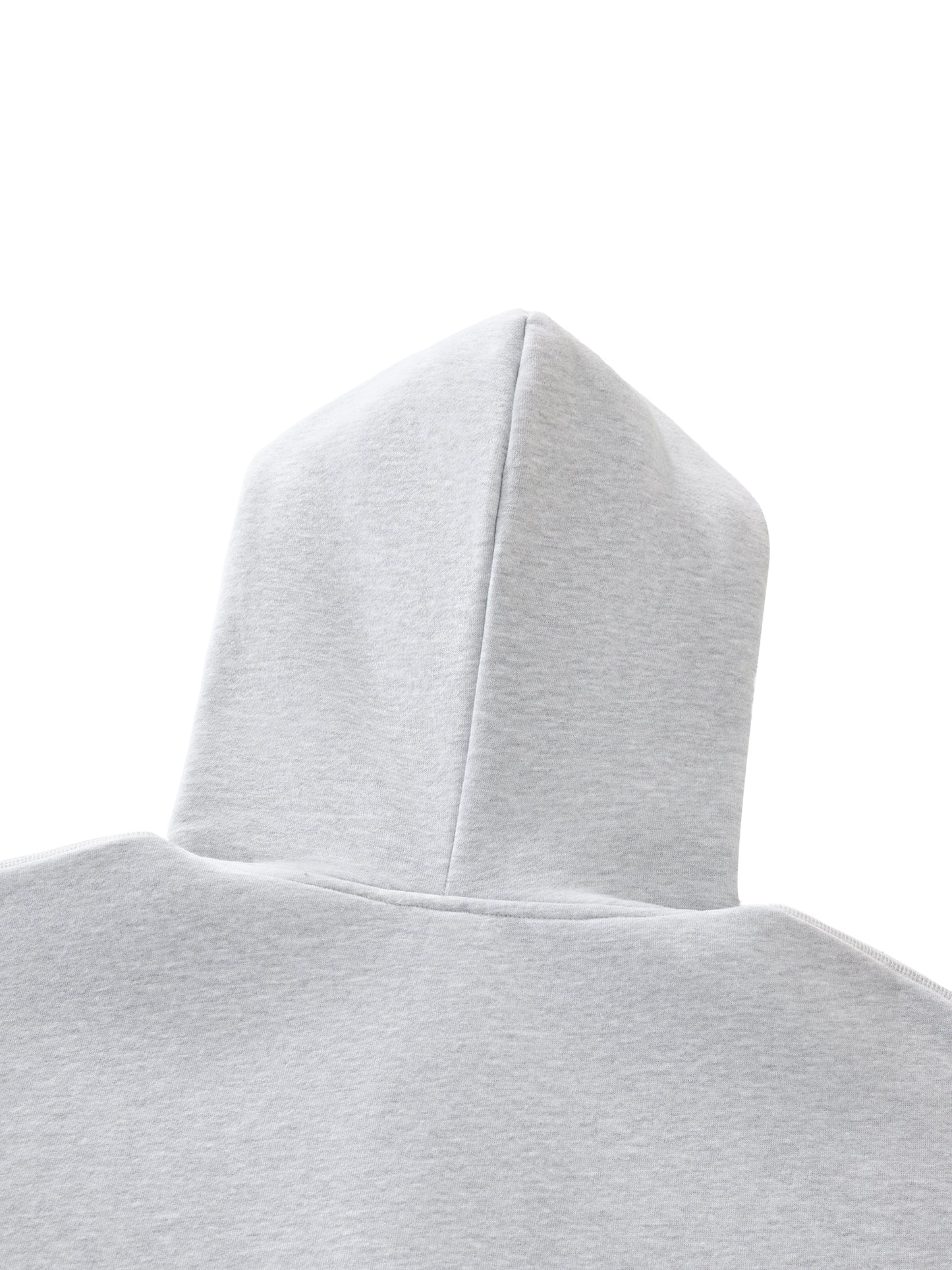 Contrast-Stitched Boxy Fleece Zip Hoodie ODMPOD