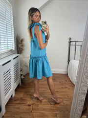 Dorothy Gingham Check Tiered Dress