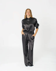 STELLA LONG SLEEVE SATIN BLOUSE Josh And Nicol