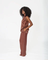 STELLA TROUSER- BROWN