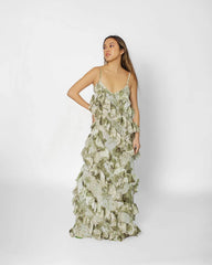 Milani Maxi Frill Dress Josh And Nicol