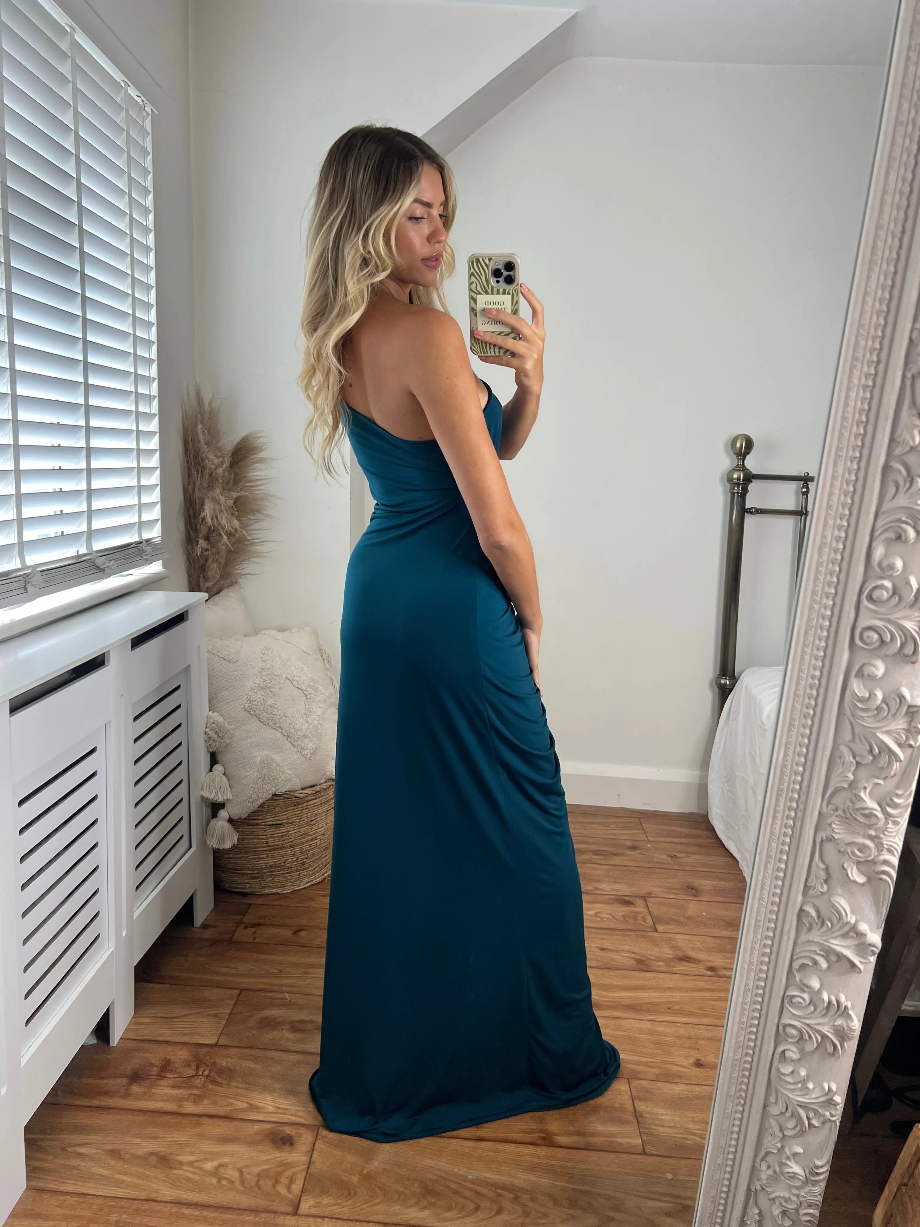 Rihanna Ruched One-Shoulder Dress Josh And Nicol