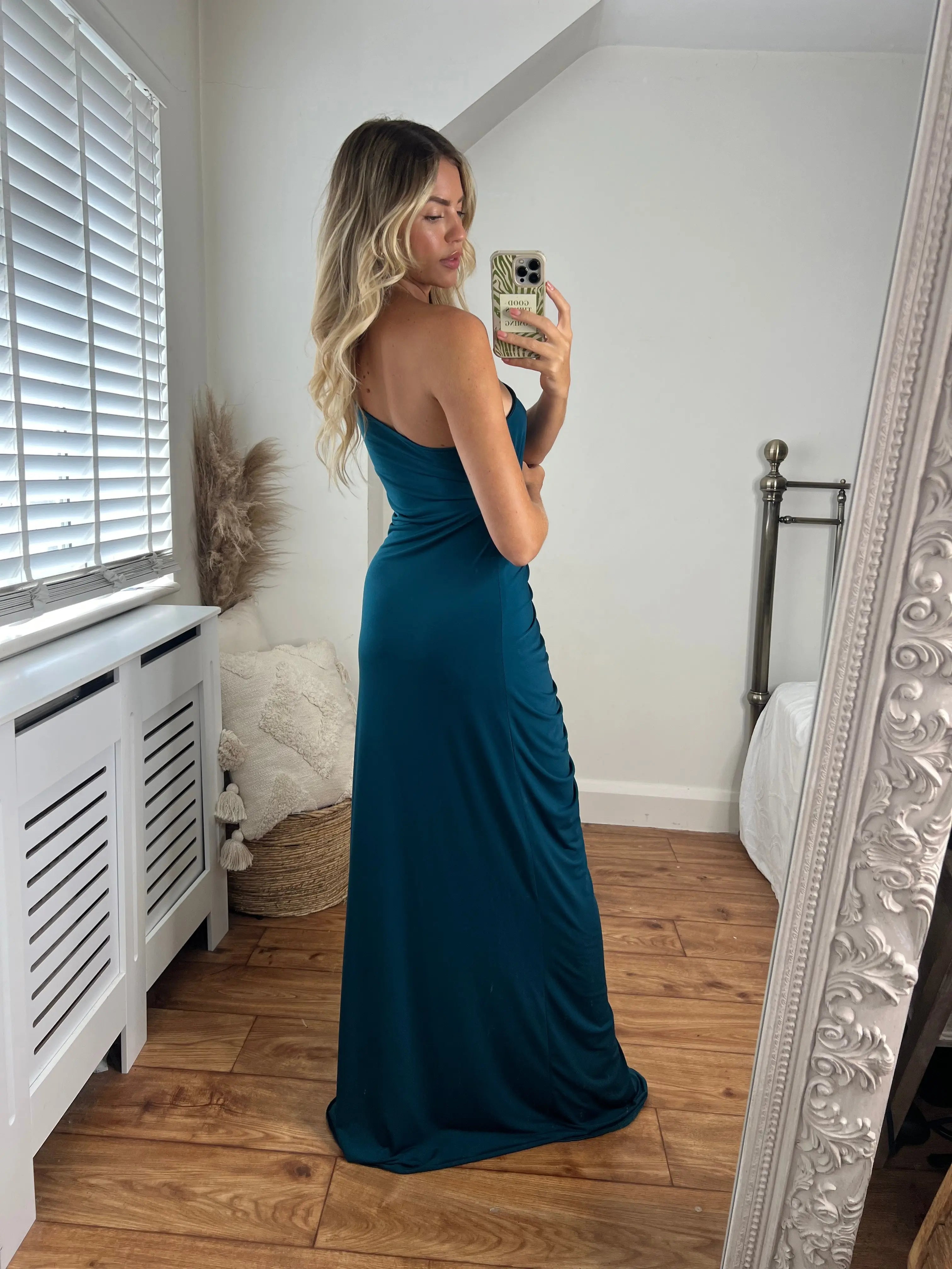 Rihanna Ruched One-Shoulder Dress Josh And Nicol