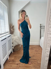 Rihanna Ruched One-Shoulder Dress Josh And Nicol