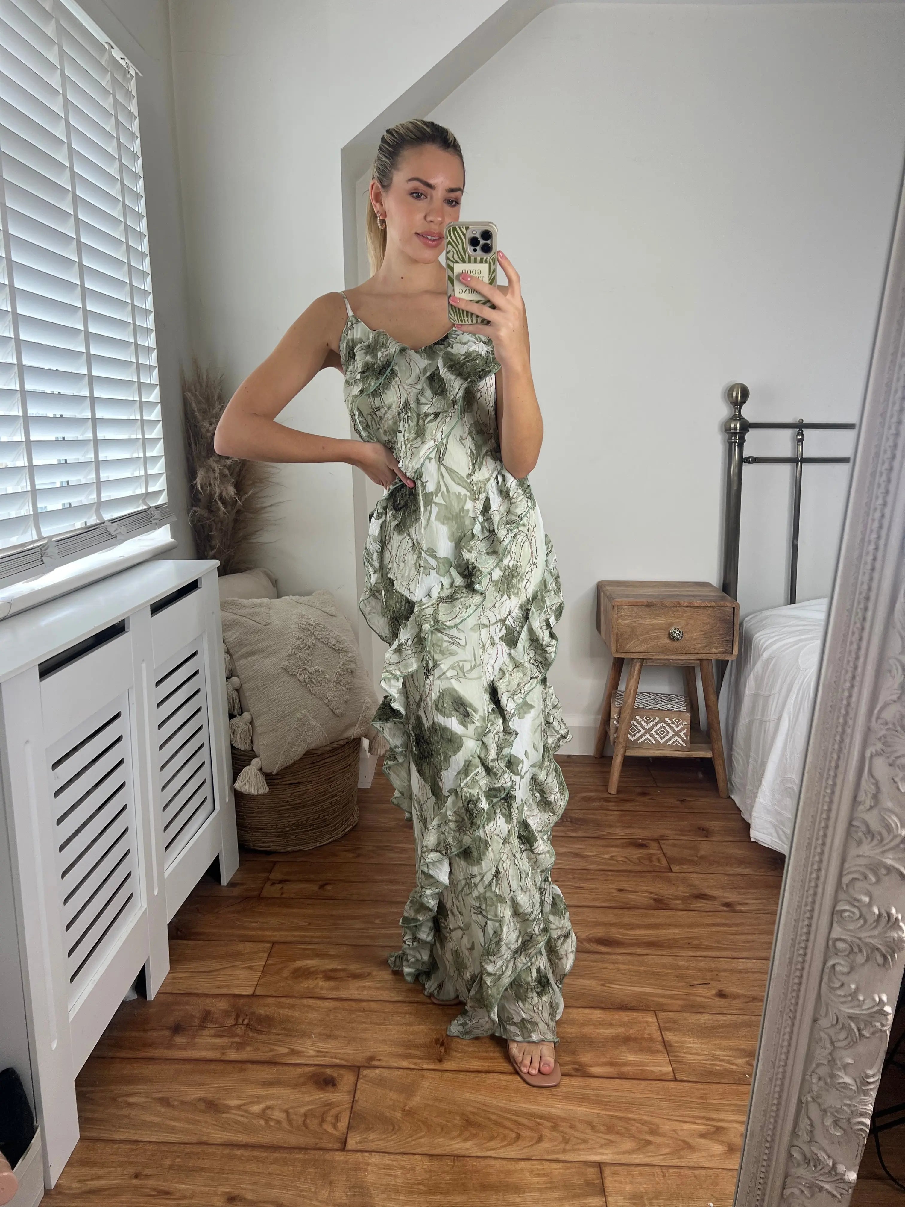 Milani Maxi Frill Dress Josh And Nicol