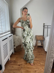 Milani Maxi Frill Dress Josh And Nicol