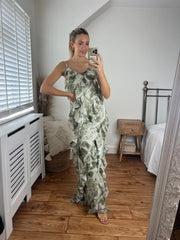 Milani Maxi Frill Dress Josh And Nicol