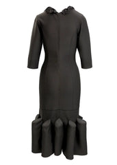 Freda Scuba Midi Cone Dress